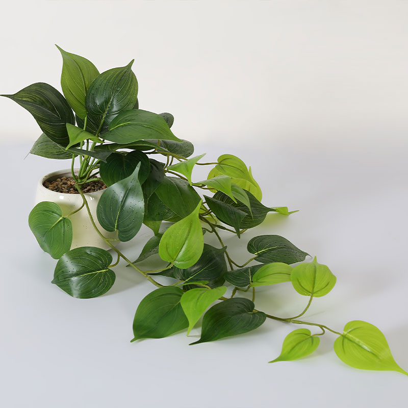 Искусственное растение в горшке Epipremnum aureum